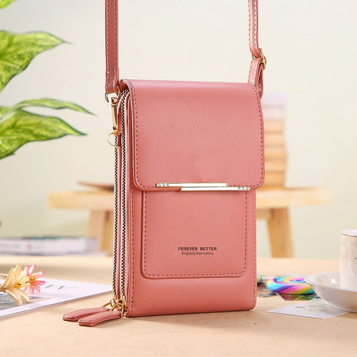 Leda | Minimalistische Crossbody Telefoontas