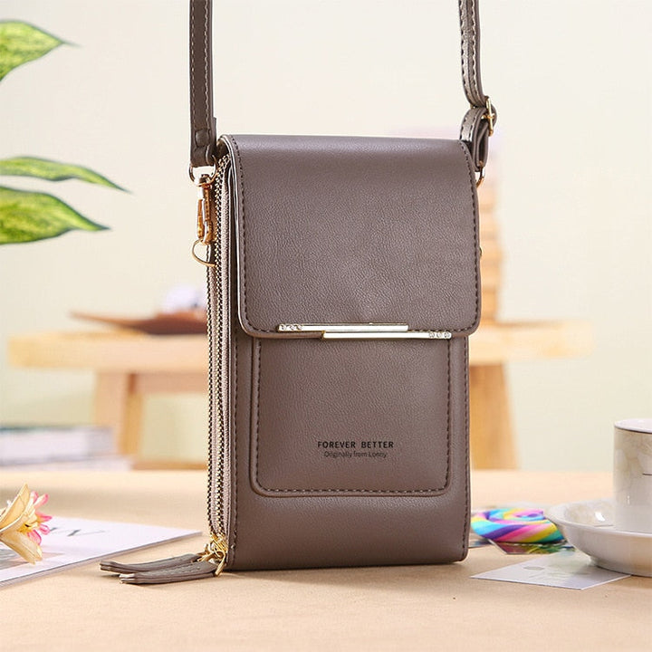 Leda | Minimalistische Crossbody Telefoontas