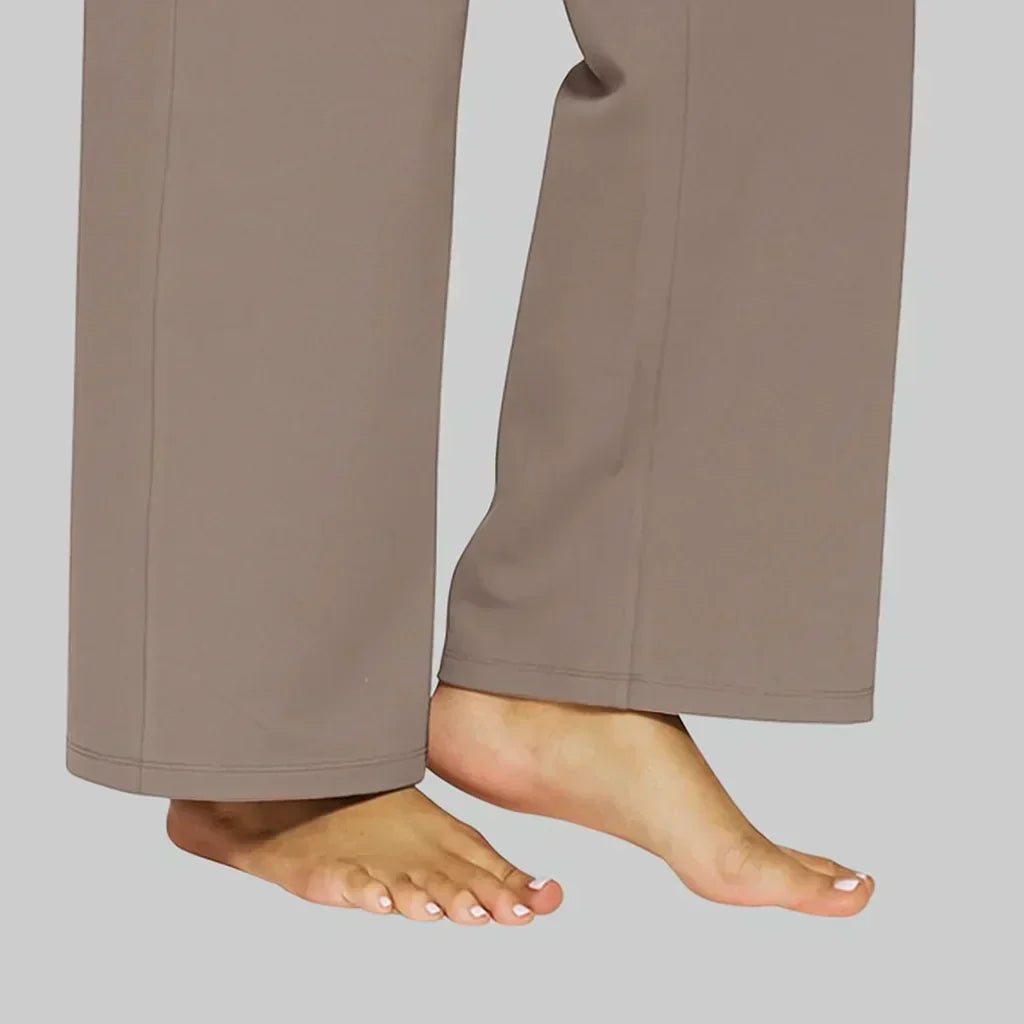 Stylish Women's Pants with High Waist and Pockets