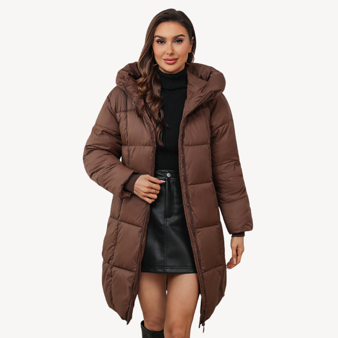 Warme Oversized Dames Puffer Jas met Capuchon