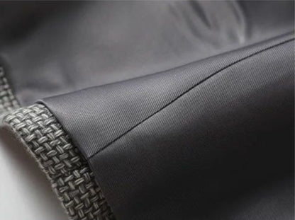 Monah | Mouwloos Blazervest met Asymmetrische Sluiting