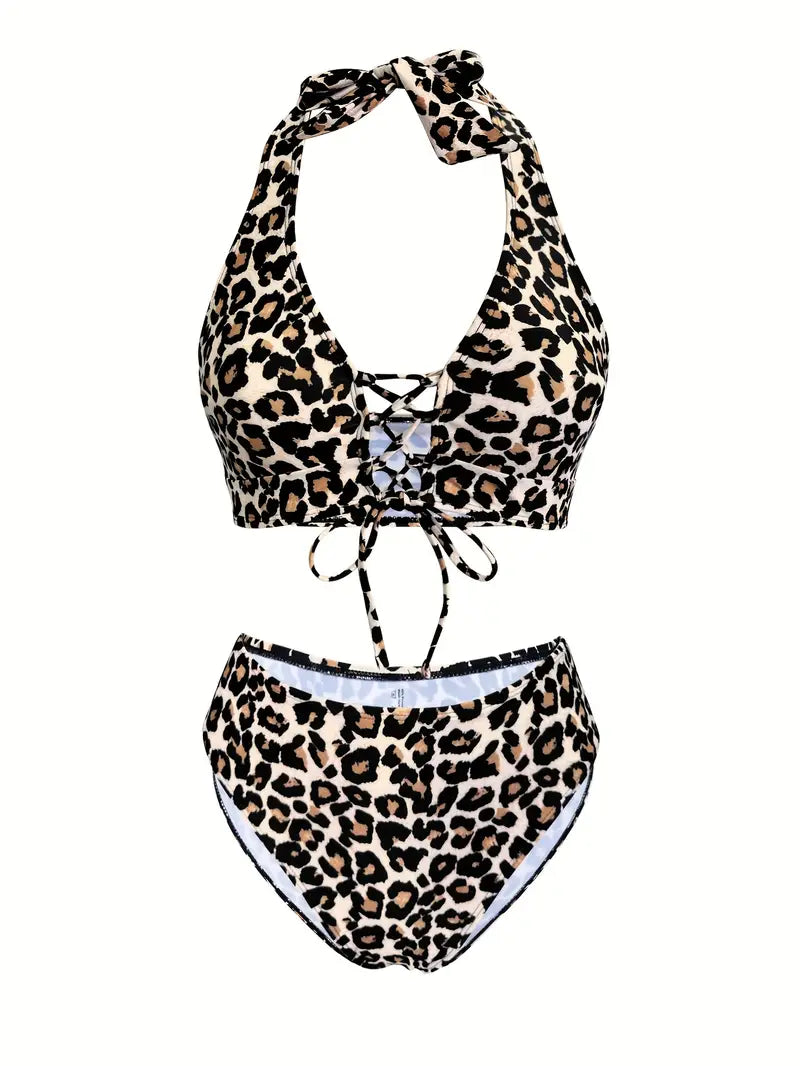 Anika | Leopard Print Bikini Set