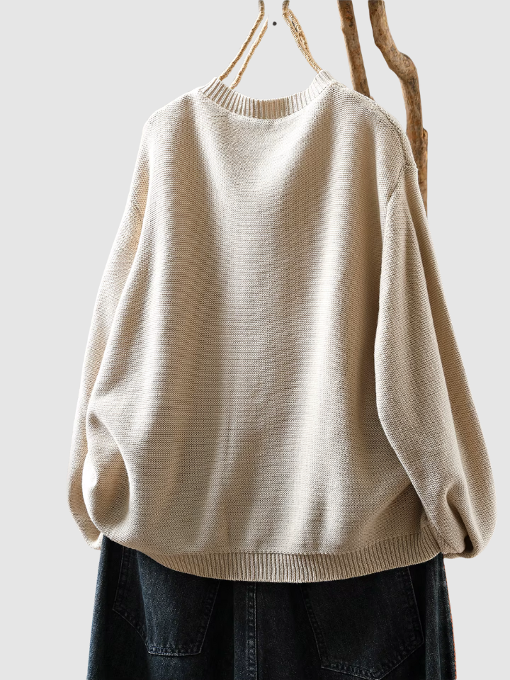 Caspienne | Women's Button-Front Knit Cardigan - Red - Image 3