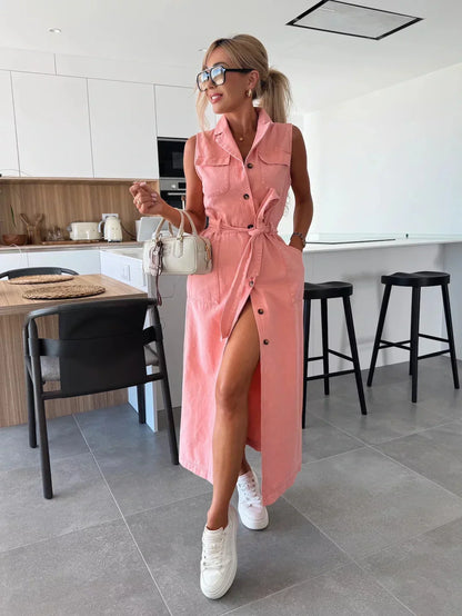 Joni | Maxi Denim Jurk