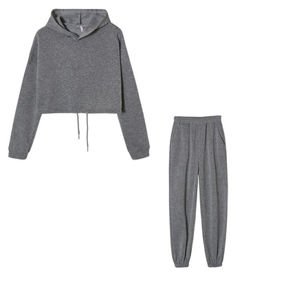 Warme oversized lounge set met trendy sweater