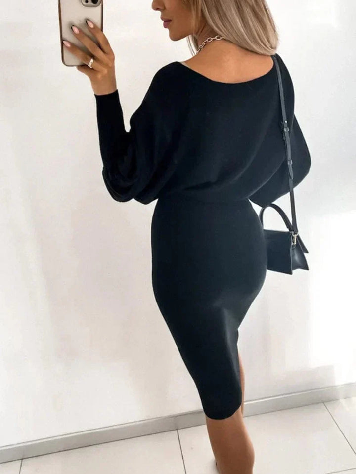 Ciara | Robe élégante unie pour femme