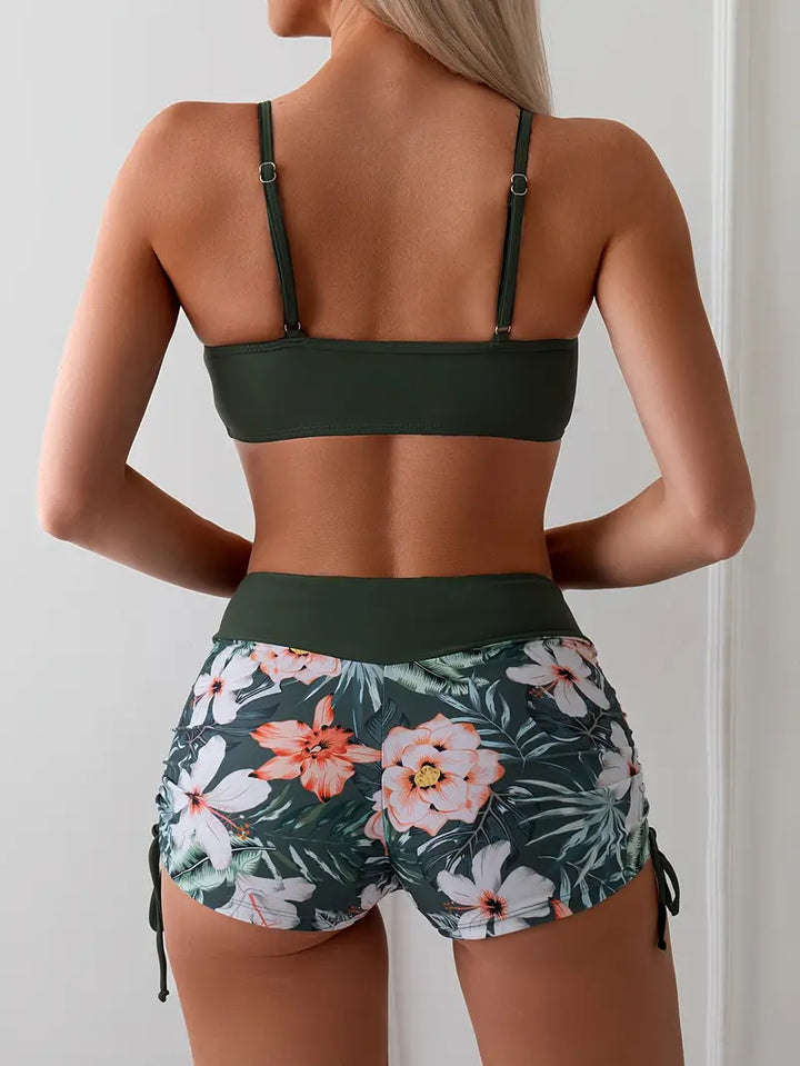 Marleigh | Ensemble bikini raffiné à imprimé floral