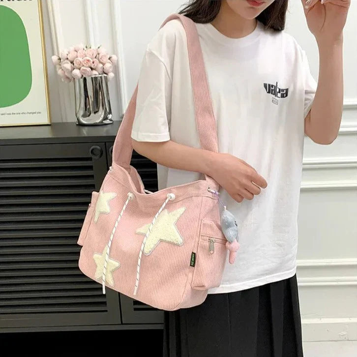 Sac à épaule femme tendance et stylé avec imprimé étoiles