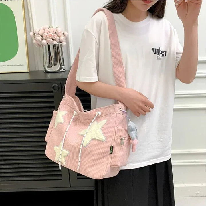 Sac à épaule femme tendance et stylé avec imprimé étoiles