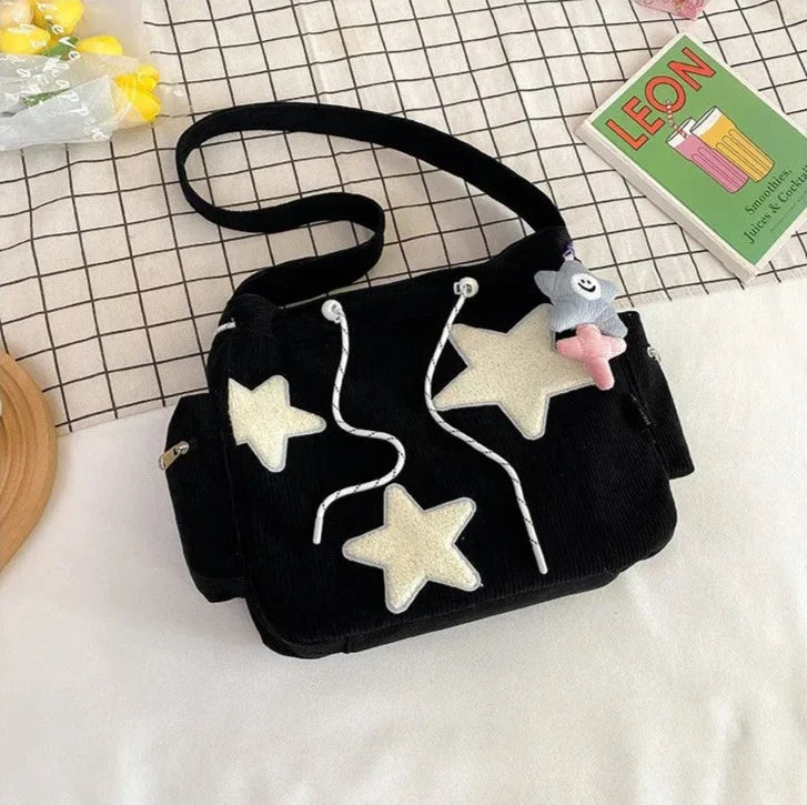 Sac à épaule femme tendance et stylé avec imprimé étoiles