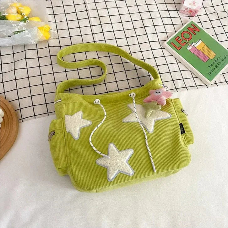 Sac à épaule femme tendance et stylé avec imprimé étoiles