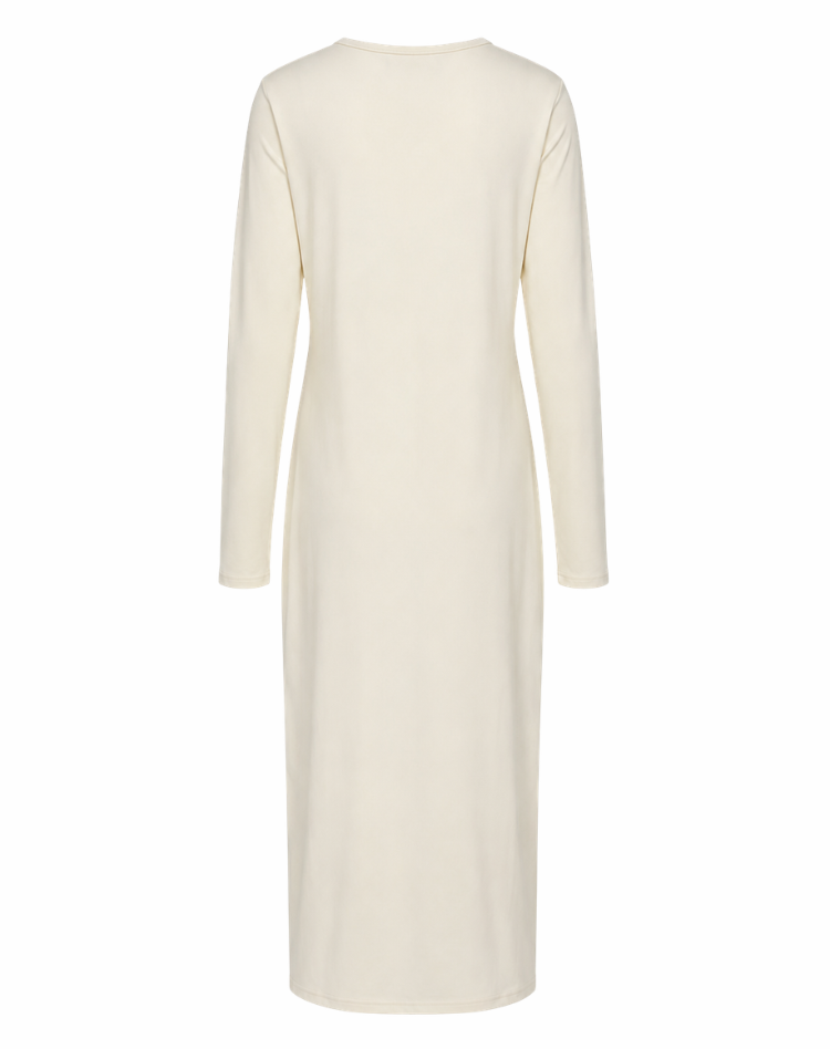 Lieve | Bodycon Midi-Jurk met Rugrits