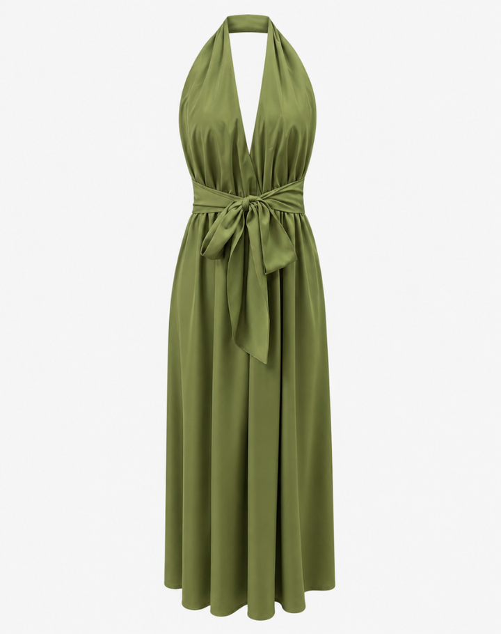 Robe Maxi pour Femme en Chiffon avec Coupe Fluide
