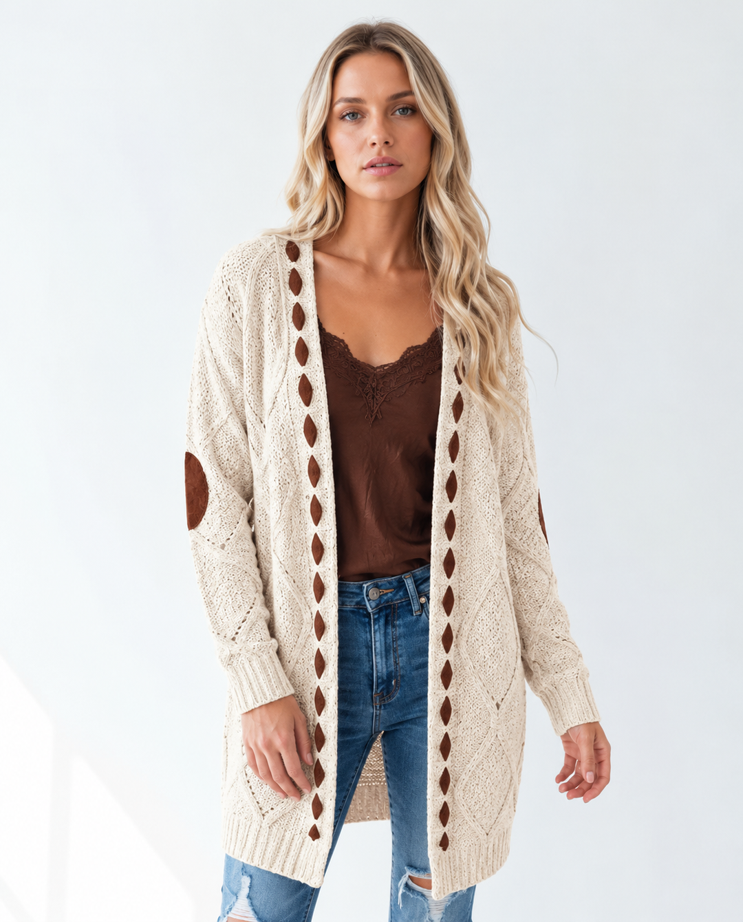 Gilet à Capuche pour Femmes avec Coupe Oversize