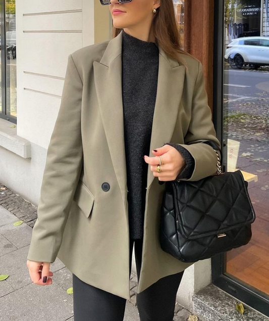 Chique Dames Blazer met Lange Mouwen