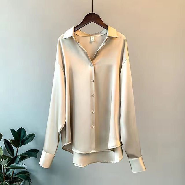 Meena | Oversized Blouse met Knoopsluiting