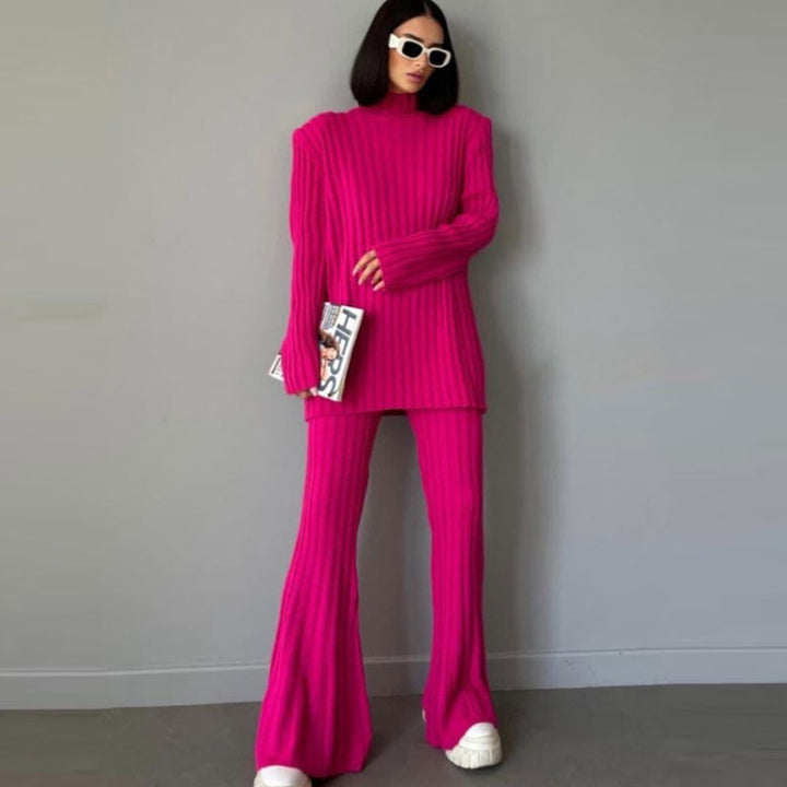 Zachte en comfortabele dames set met chique co-ord look