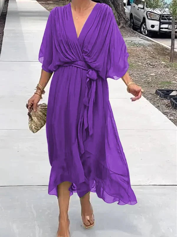Nella | Summer Wrap Midi Dress