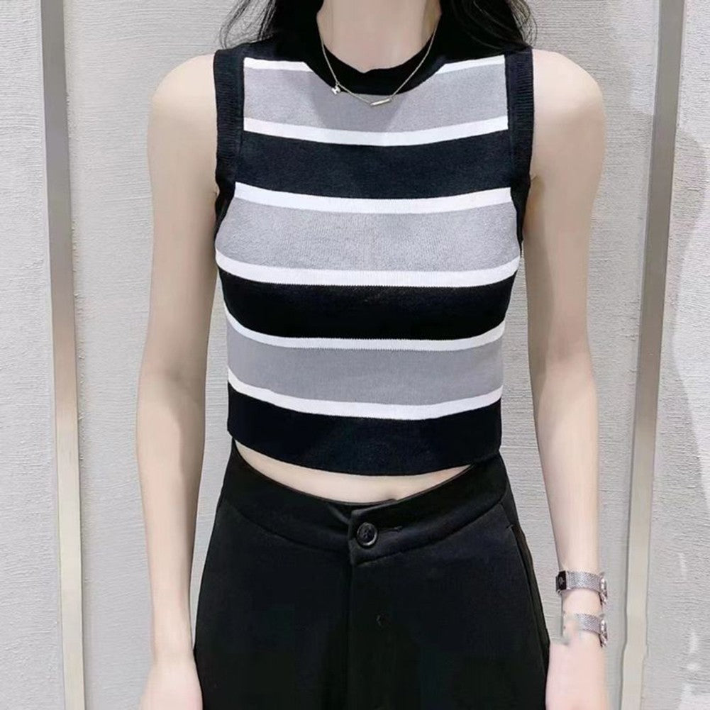 Mandy | Zomerse Gestreepte Crop Top
