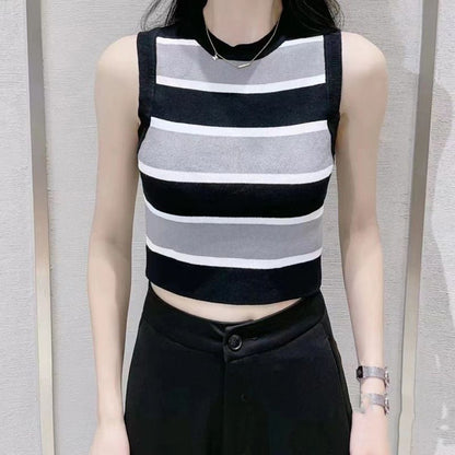 Mandy | Zomerse Gestreepte Crop Top