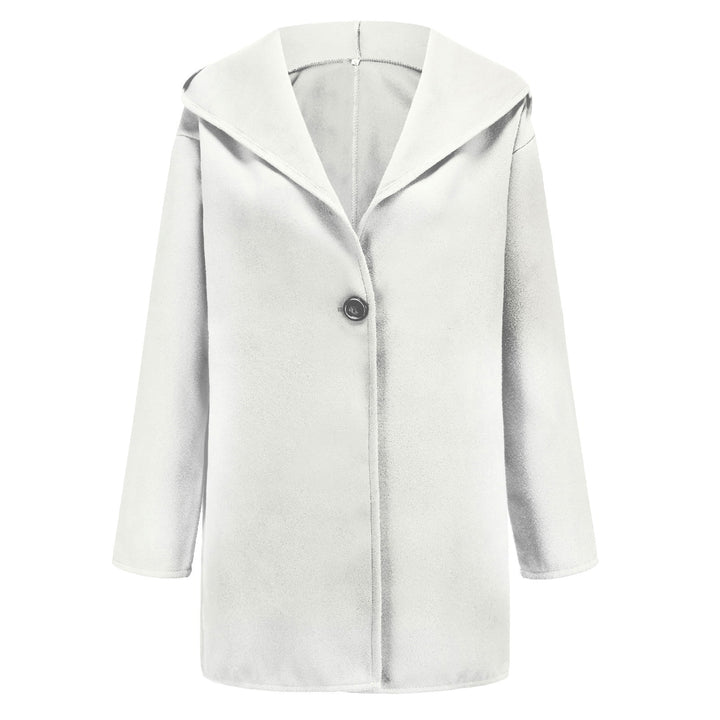 Elegant Warm Women's Coat With Hood