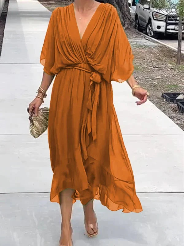 Nella | Summer Wrap Midi Dress