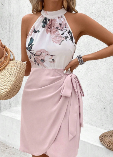 Fien | Romantic Summer Halter Dress for Women
