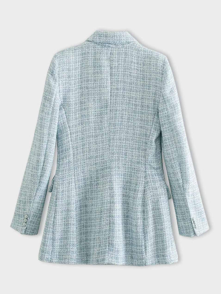 Ginny | Classic Bouclé Blazer with Double Row Buttons