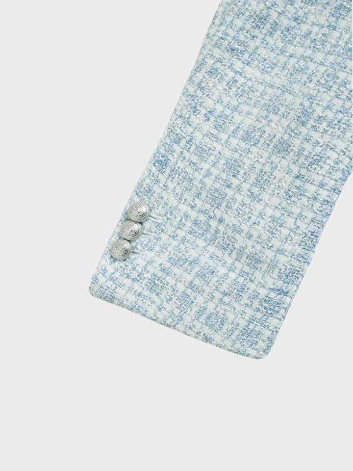 Ginny | Classic Bouclé Blazer with Double Row Buttons