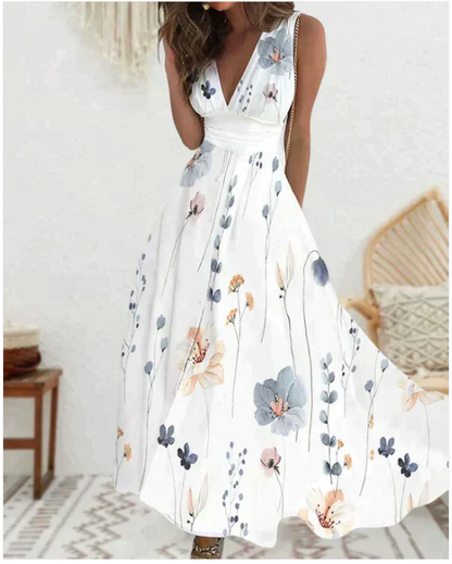 Jolee | Zomerse Bloemen Maxi Jurk