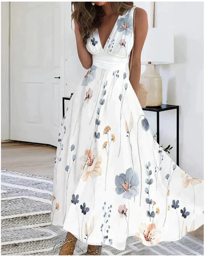 Jolee | Zomerse Bloemen Maxi Jurk