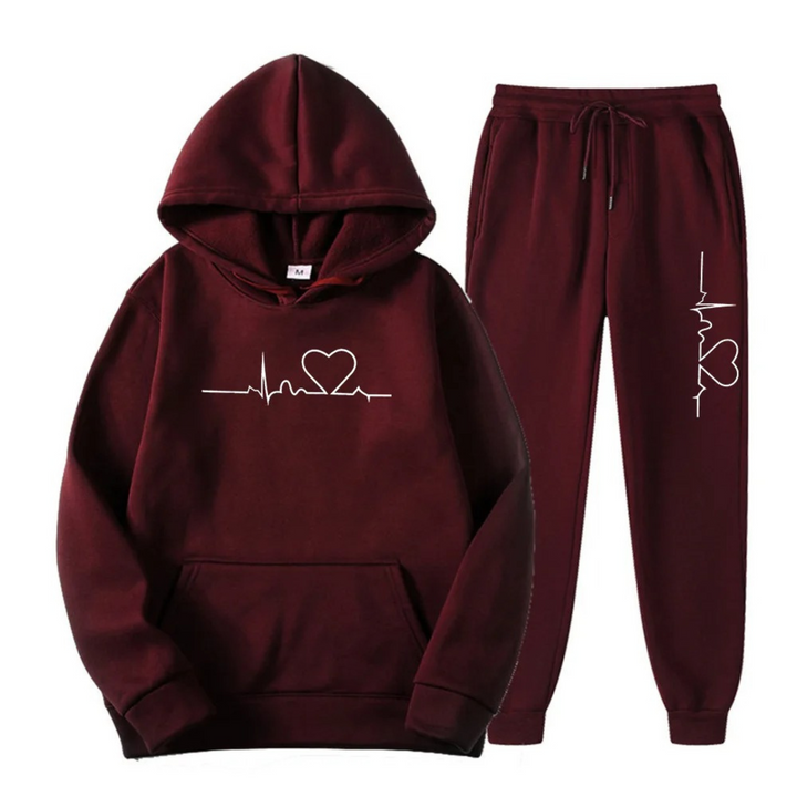 Comfortable Oversized Women's Hoodie Tracksuit Set