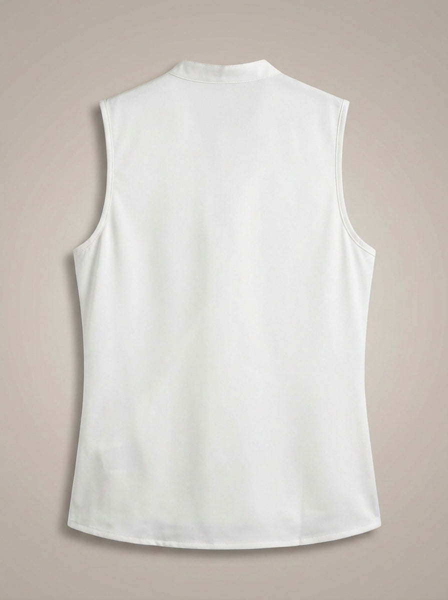 Elegant Women's Wrap Top with V-Neck and Short Sleeves