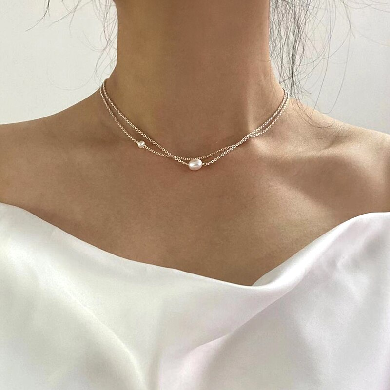 Collier avec perles