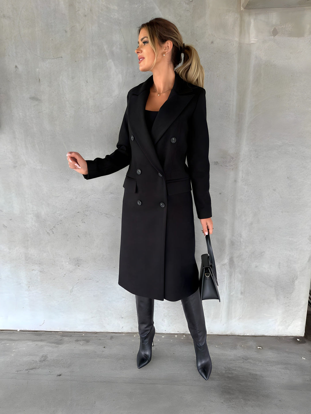 Jaycee | Elegant Double-Breasted Women's Coat