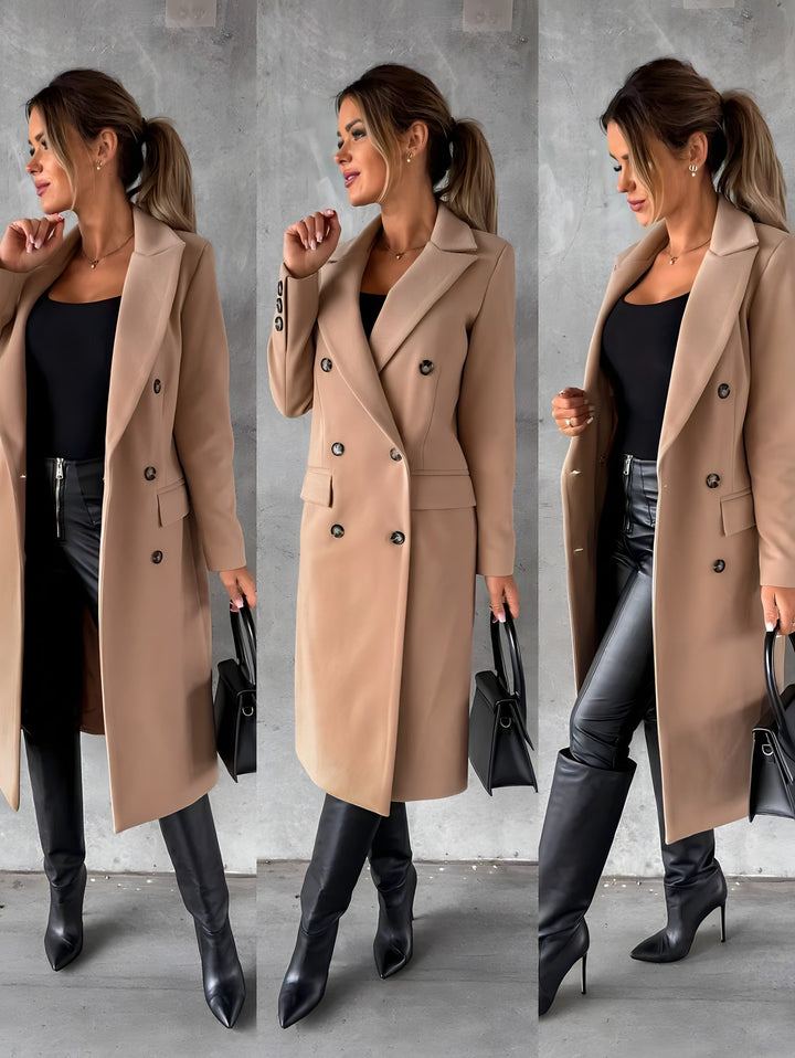 Jaycee | Elegant Double-Breasted Women's Coat