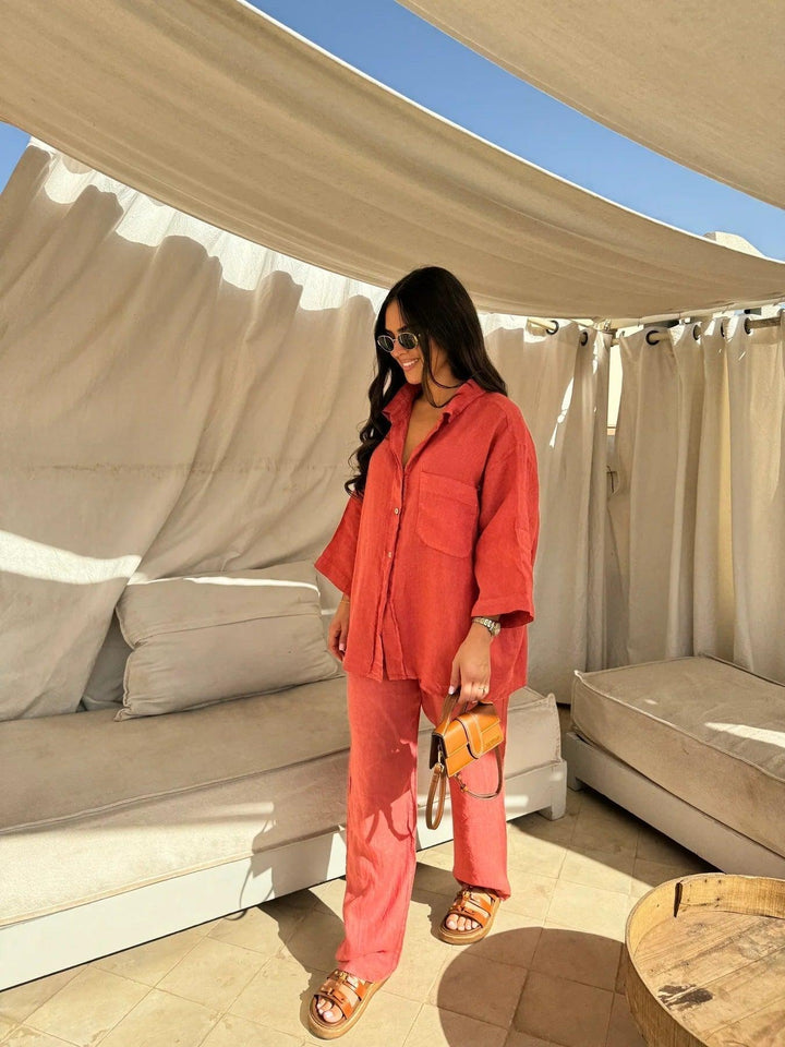 Judy | Luchtige Linnen Set