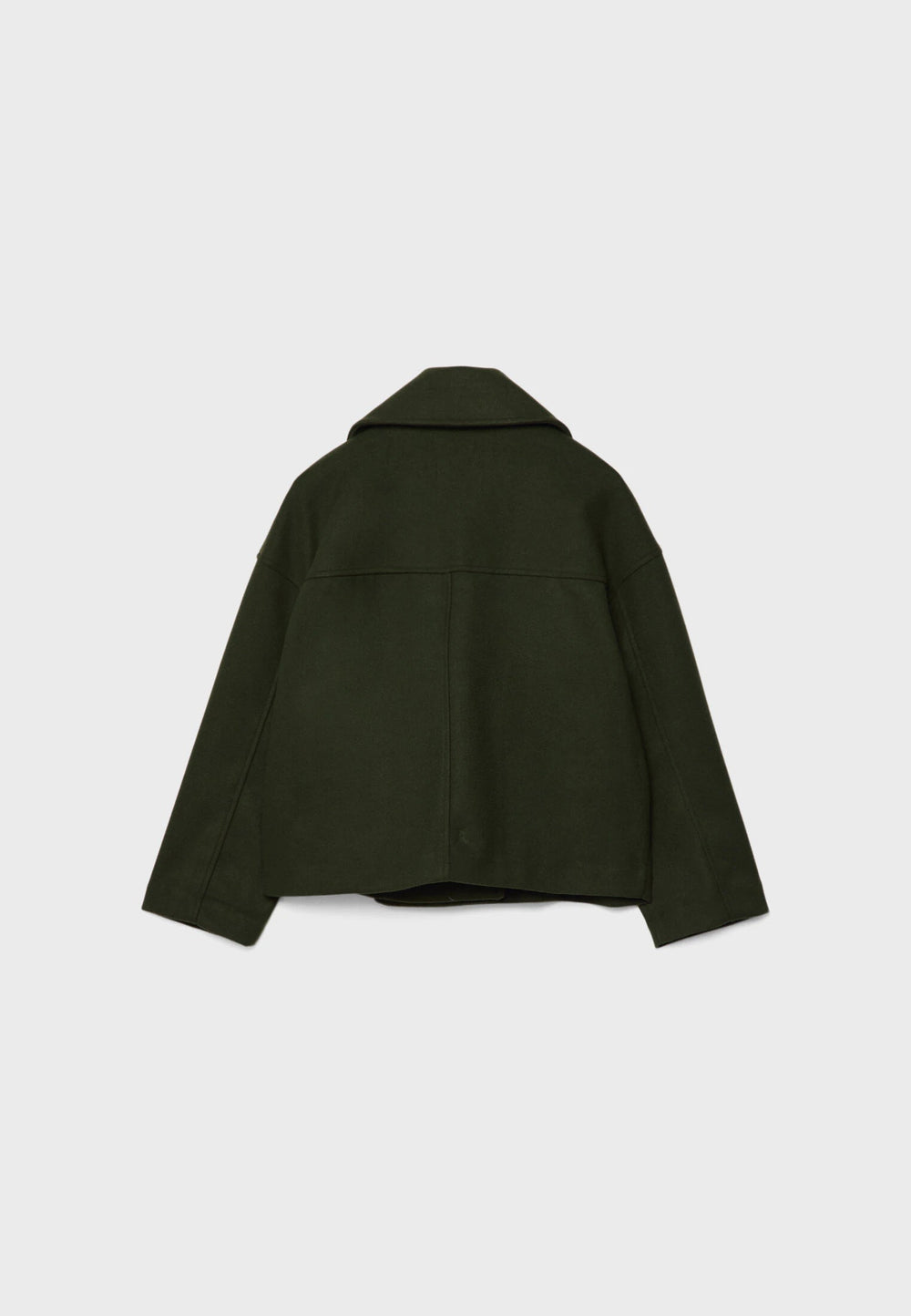 Manteau court style caban pour femme avec look oversize