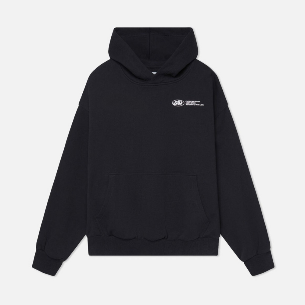 Sweat à capuche oversize design "Withlove"