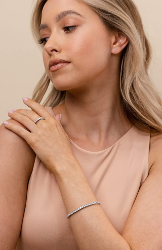 Luxe Dames Armband met Kristallen en Verstelbare Sluiting