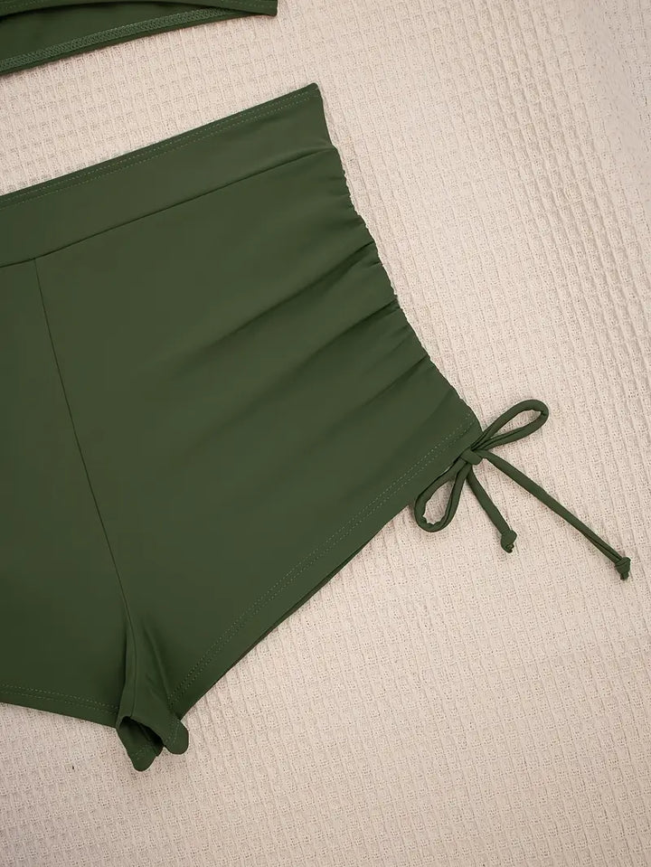 Julissa | Verfijnde Groene Bikini Set