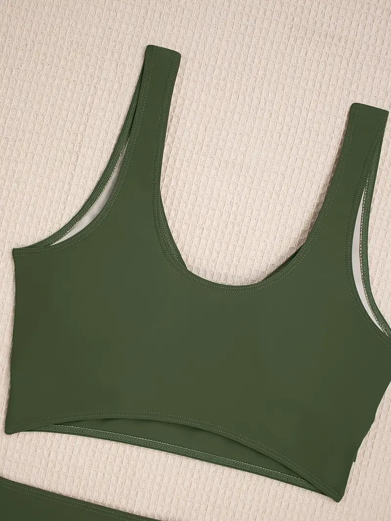 Julissa | Ensemble bikini vert raffiné