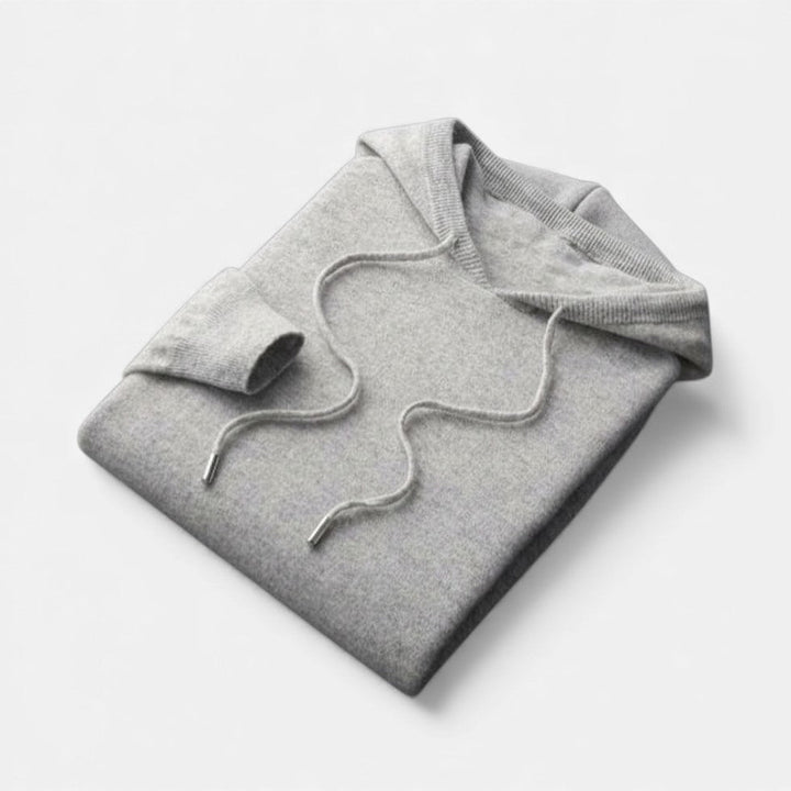 Warme Kasjmiermix Dames Hoodie met Capuchon en Koordsluiting