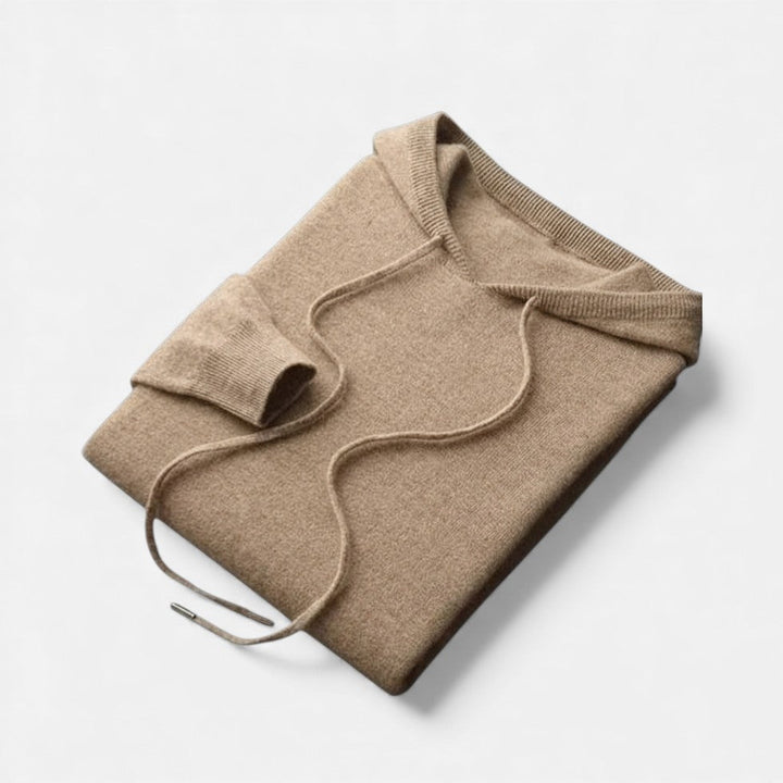 Warme Kasjmiermix Dames Hoodie met Capuchon en Koordsluiting