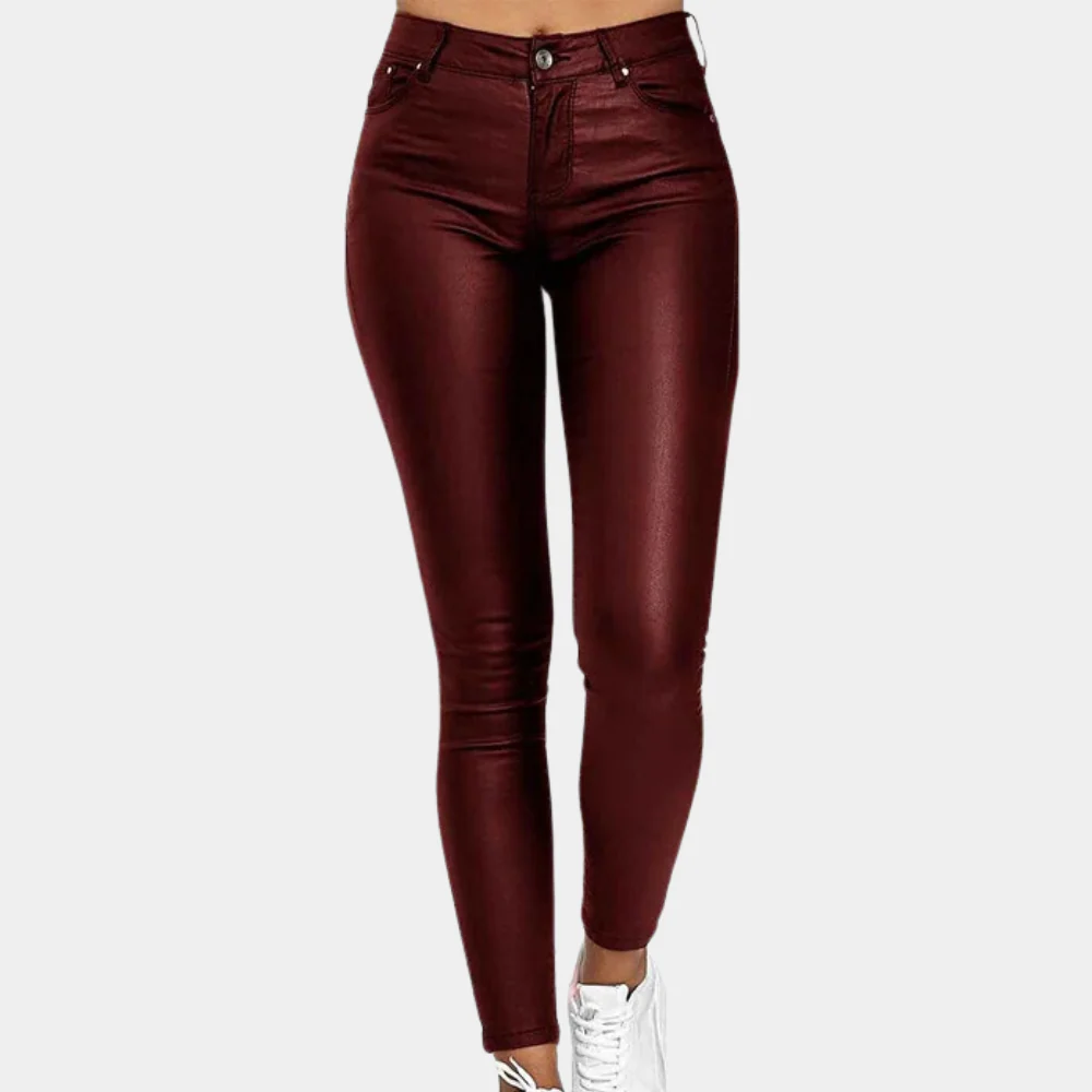 Trendy Comfortable Stretch Leggings with High Waist