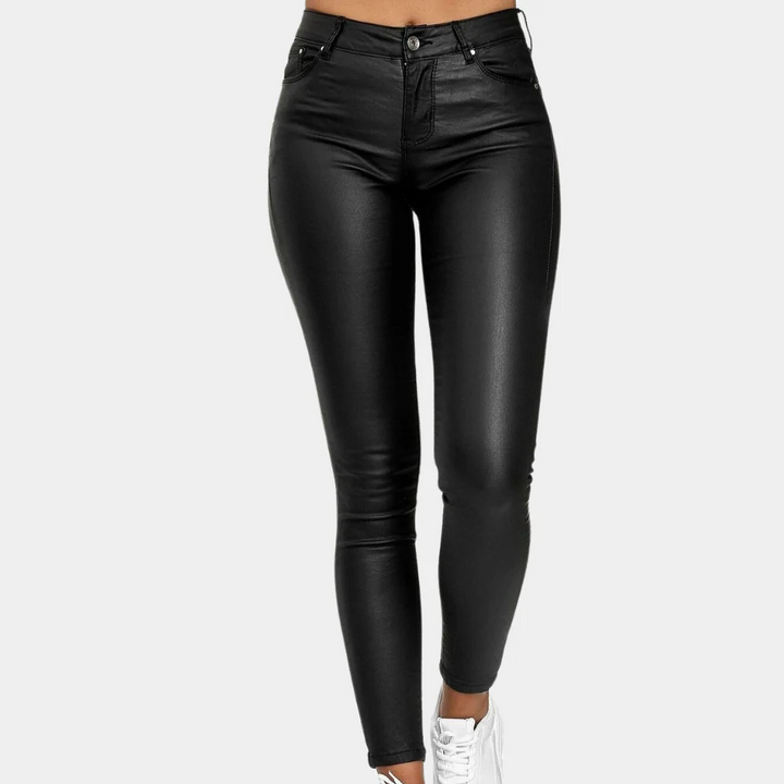 Trendy Comfortable Stretch Leggings with High Waist