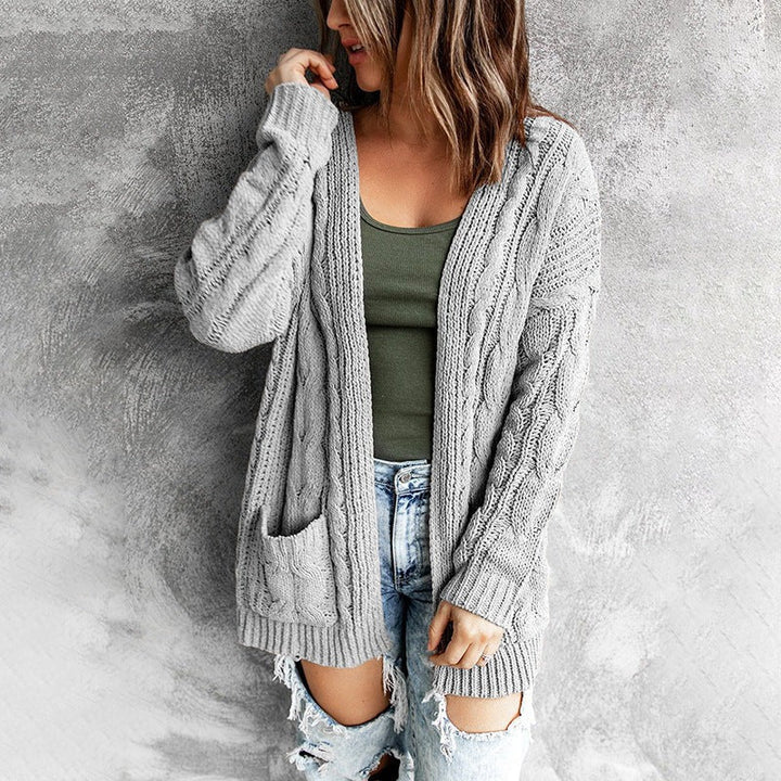Soft Warm Women's Wool-Blend Vest with Pockets