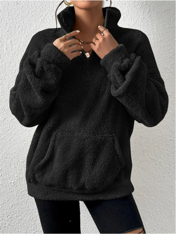 Oversized Zachte Dames Fleece Hoodie met Capuchon