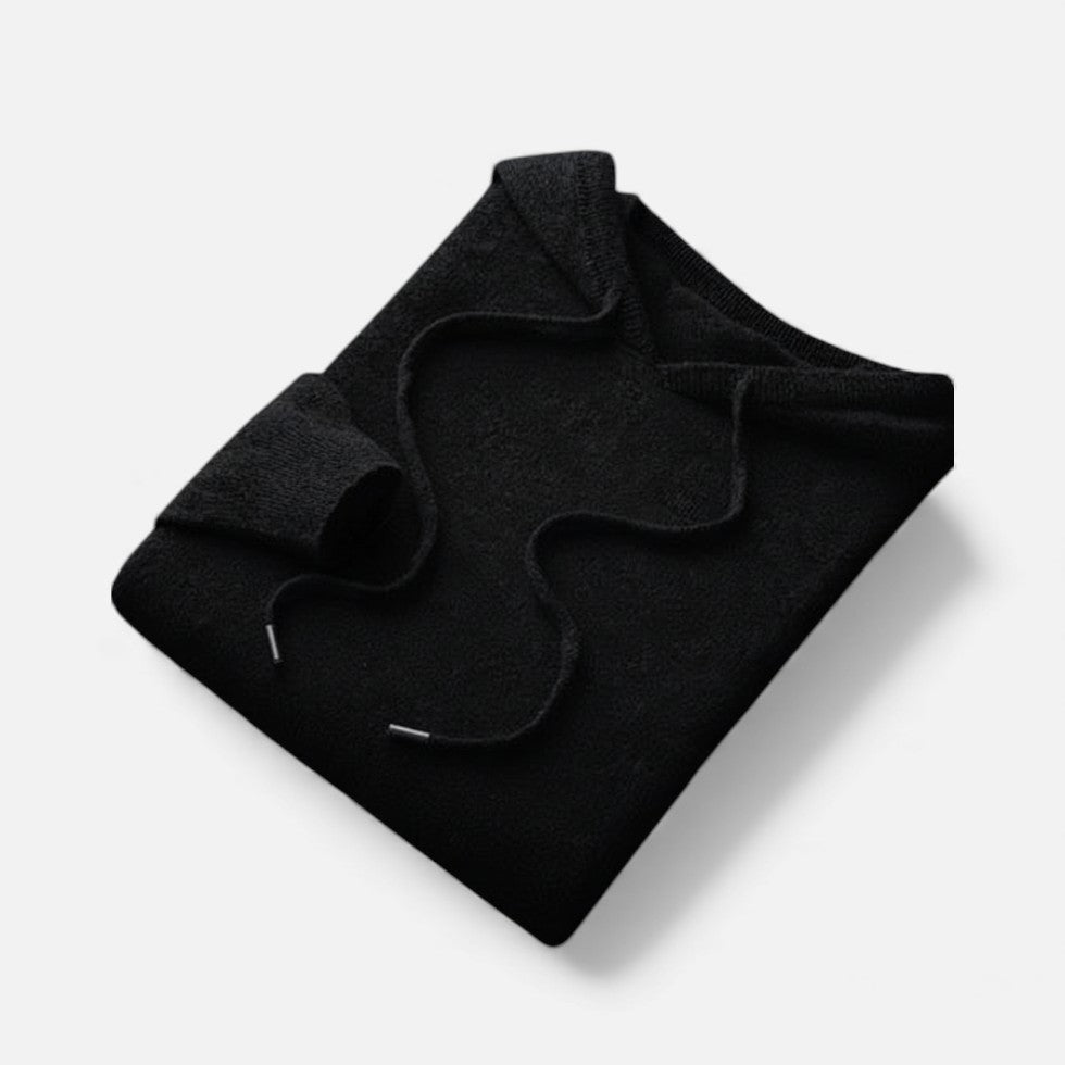 Warme Kasjmiermix Dames Hoodie met Capuchon en Koordsluiting