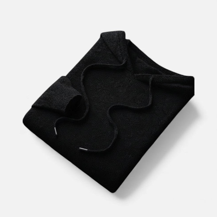 Warme Kasjmiermix Dames Hoodie met Capuchon en Koordsluiting